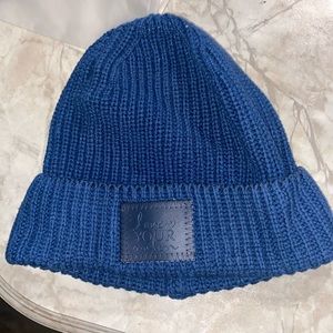 Barely used navy love your melon beanie